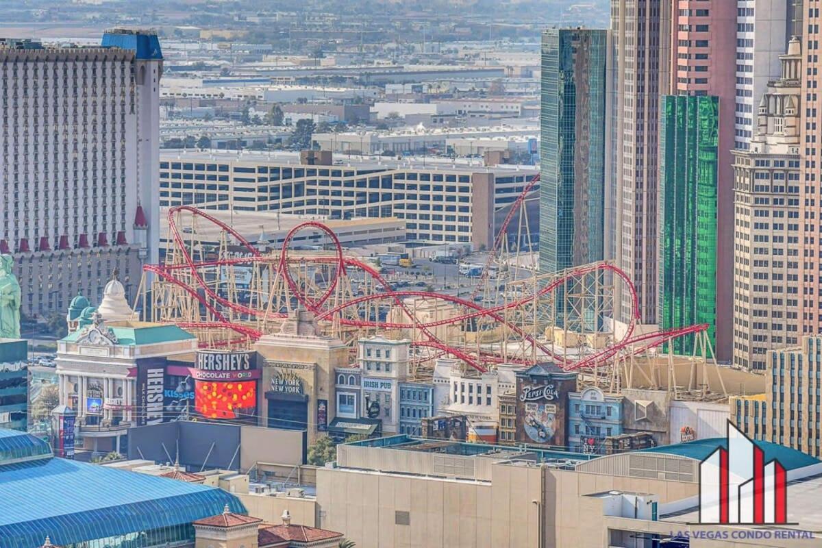 Mgm Signature-32-607 F1 Track & Strip View Balcony Las Vegas Exterior photo