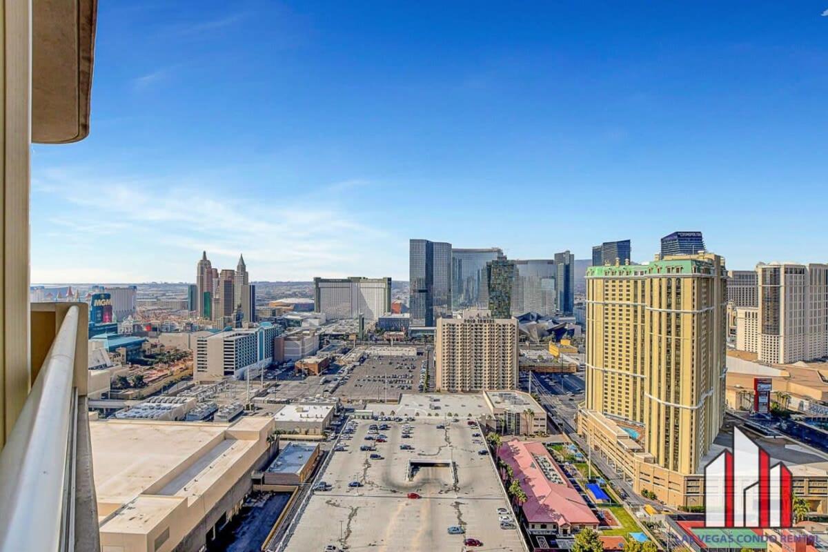 Mgm Signature-32-607 F1 Track & Strip View Balcony Las Vegas Exterior photo