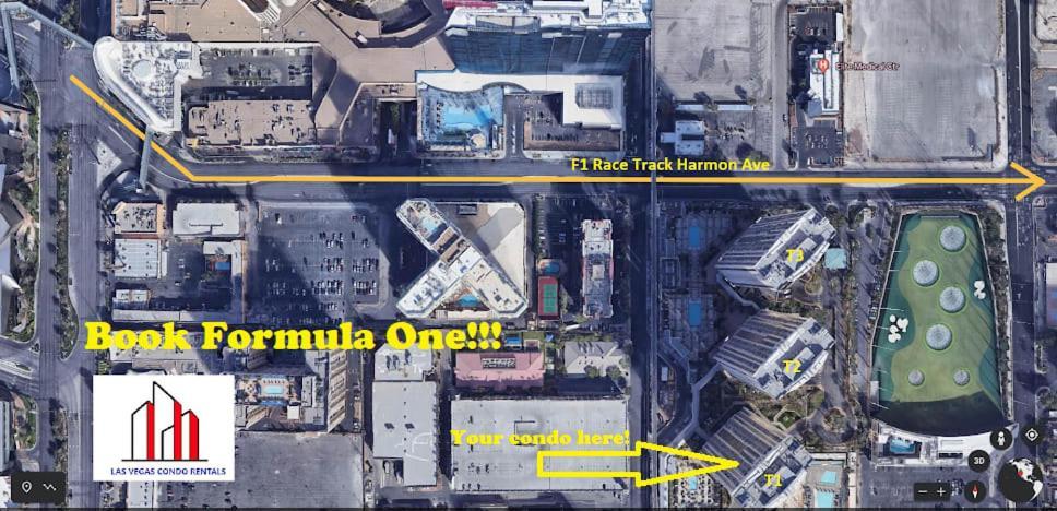 Mgm Signature-32-607 F1 Track & Strip View Balcony Las Vegas Exterior photo